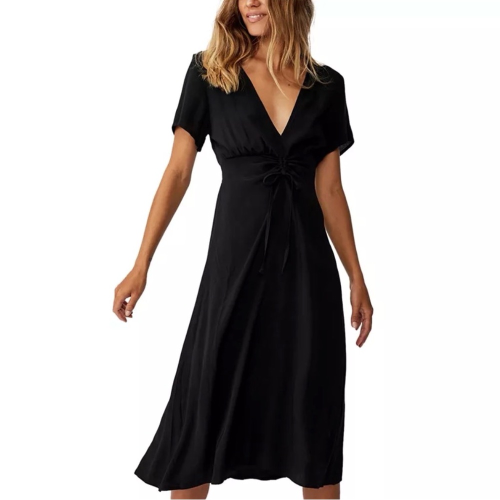 Cotton On Black Midi Dress